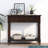 Mid century Modern Entryway Table Wood Console Table Traditional Design With 2 Drawers And Bottom Shelf-2010022981