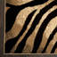 Tapis brun foncé / beige à imprimé animal Poway-23286552