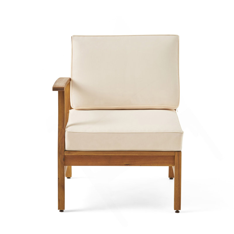 PERLA LEFT ARMCHAIR, CREAM, Cream