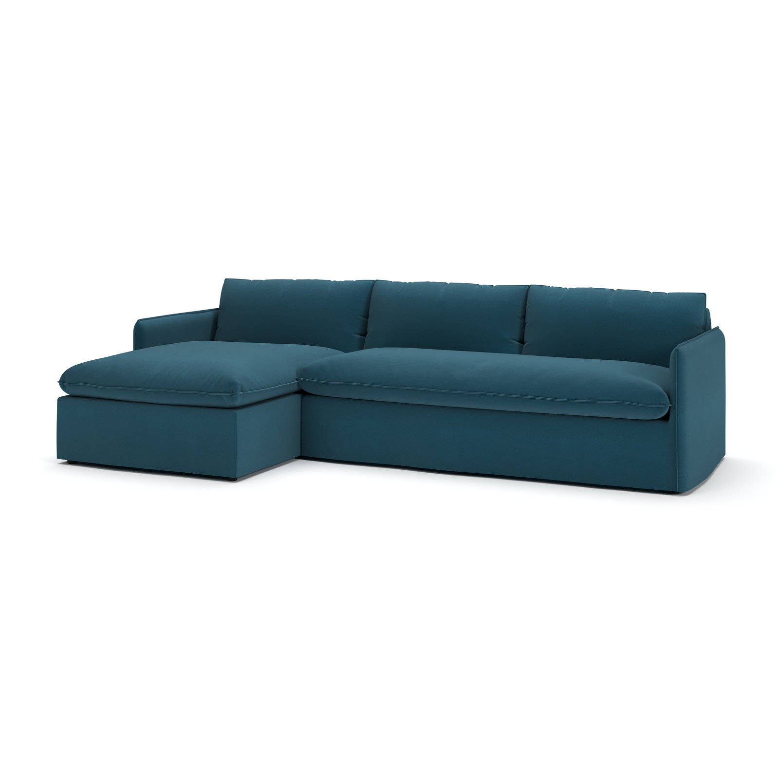 Bellatrix Sectional, Bayou Midnight Canvas, Left Hand Facing