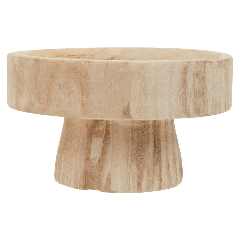 Alamance Solid Wood Decorative Bowl 1