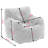 Almon Upholstered Armchair-1817077166