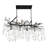 Modern Statement 47" Black Chandelier for Dining Room Living Room Kitchen Foyer Bedroom Entryway, 10-Light with G9 Bulb Base-928042118
