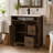 Adria 30" Freestanding Walnut Single Sink Bathroom Vanity With Solid Surface Composite Top-1287540484