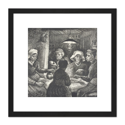 Vincent Van Gogh De Aardappeleters by Vincent Van Gogh - Single Picture Frame Print