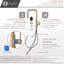 Single Handle Pull Down Kitchen Faucet with Water Tap in Brushed Gold