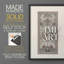 «Abstract Vintage», impression giclée encadrée - ensemble de 2-158017697-158017698