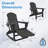 Plastic Folding and Rocking Adirondack Chair with Ottoman-502144083