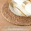 Napperons ronds tissés - Napperon Boho Rattan