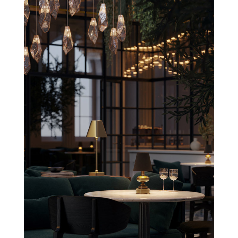 Galavant Standard Table Lamp, Brass