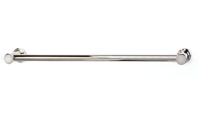 Infinity Wall Mounted Towel Bar, Polished Nickel