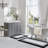 Geometric Super Soft & Absorbent Washable Bathroom Mat Set of 2-638662501