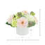 Hydrangeas and Peonies Arranged in Ceramic Pot