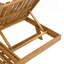 Méridienne réglable, chaise de patio non rembourrée