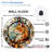 Stained Glass Cat Wall Clock Decorative Art Art - 12'' Modern Glass Wall Clock