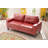 Swansea Modular Red Sofa Faux Leather-147430088