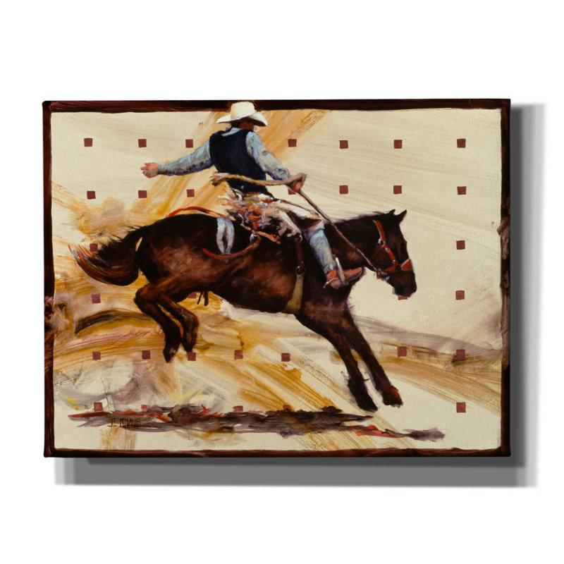 «Torriyah Jumpin Jack on Canvas» par J.E. Knauf, reproduction, H 26 po x l 34 po x P 1,5 po