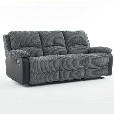 Reclining Sofa Sectional Recliner Plush Corduroy Couches Set Sofa
