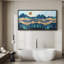 «Abstract Mountain and Sunrise Modern Art Extra Large Art Print», art mural-100937082-111665277