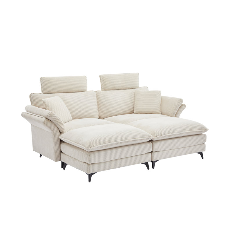 Canapé Cloud confortable, Beige