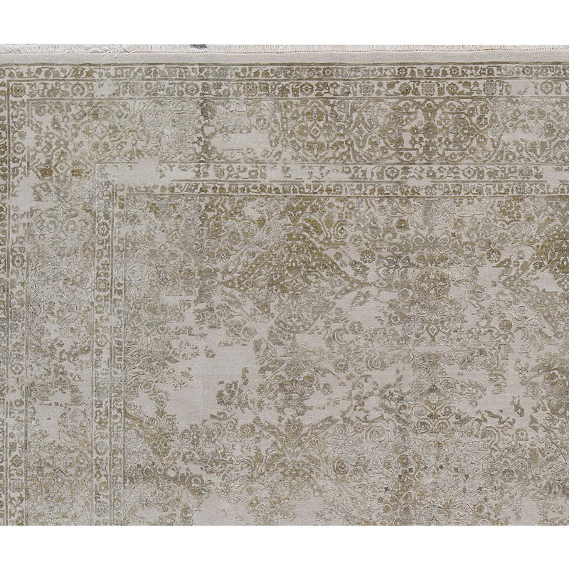 Windsom Hand-Knotted High-Quality Beige and Brown Area Rug