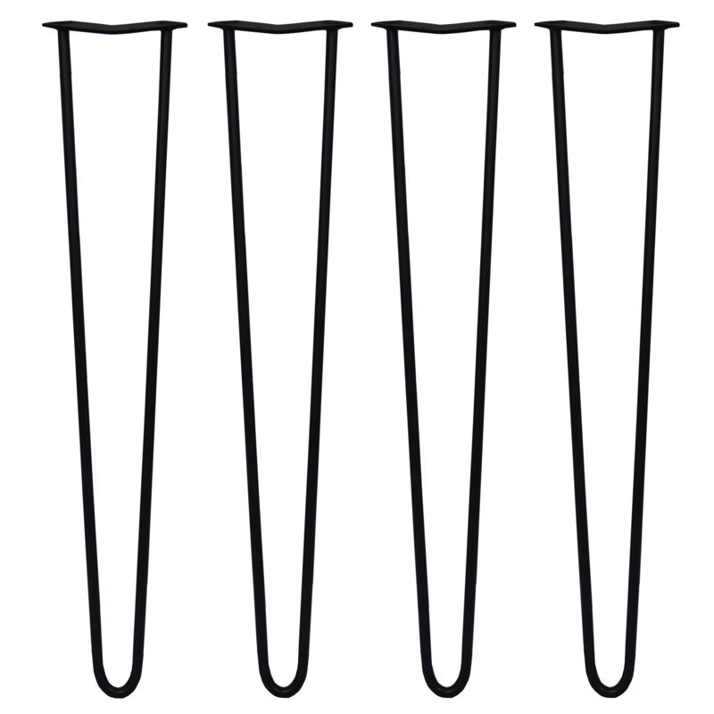 Klimek Table Leg, Black, 71cm H x 11cm W x 8cm D