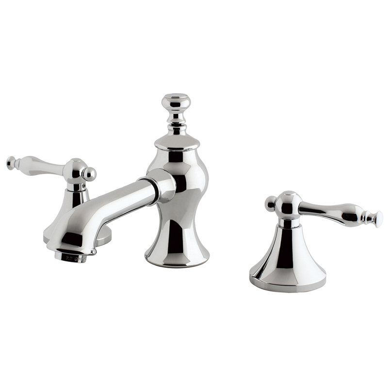 Robinet de salle de bain espacé Kingston, Chrome poli