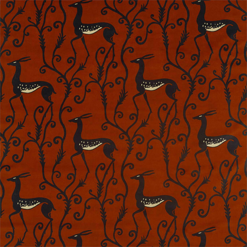 Deco Deer Fabric, Velvet Sahara