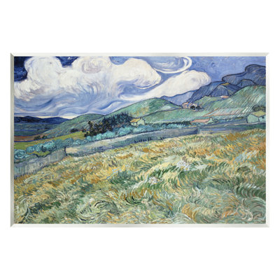 " Mountain Landscape Behind Saint Paul Classic " by Vincent Van Gogh