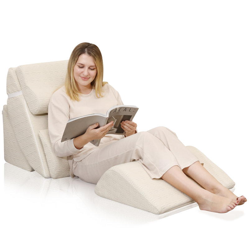 Eveland Memory Foam Medium Cooling Pillow, Beige
