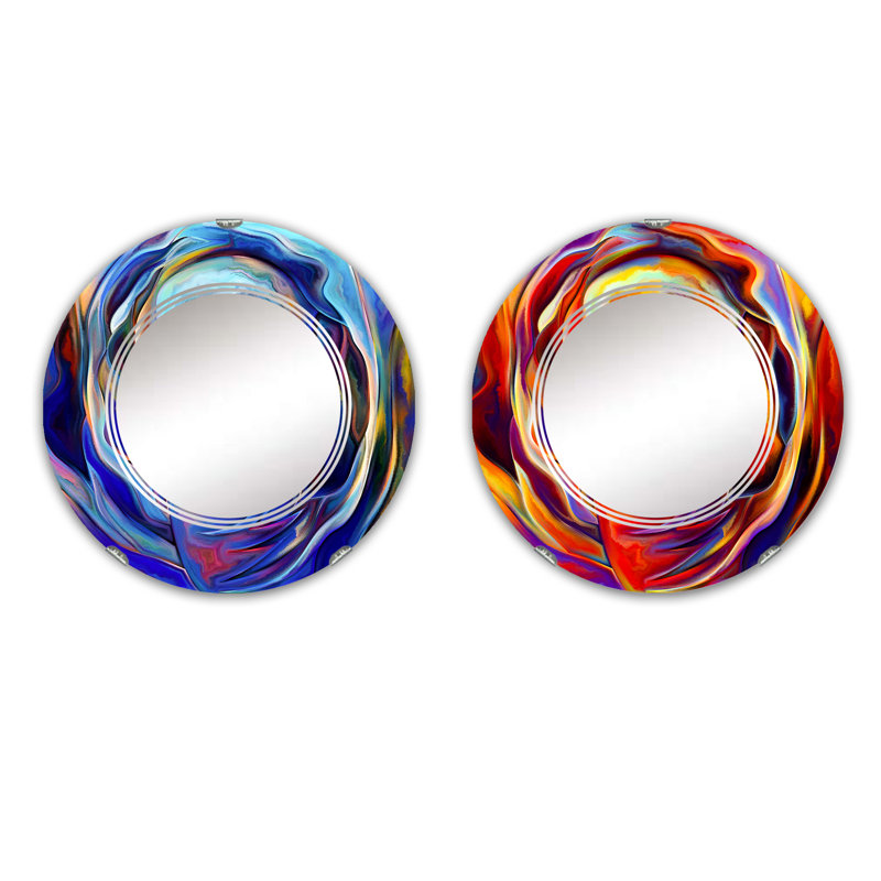 Ensemble de 2 miroirs sans cadre