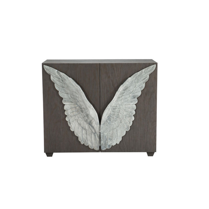 Armoire d'appoint en bois massif Vintage