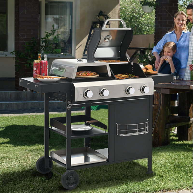 2+2 Multi-function Burner Gas Grill