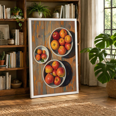 Harvest Bowls Rustic - Wrapped Canvas