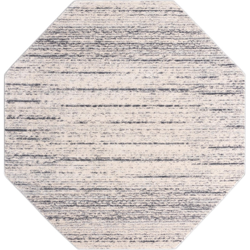 Abstract Indoor Rug, Octagon 7'