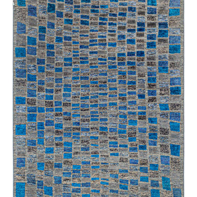 Hand Woven Wool Geometric Area Rug