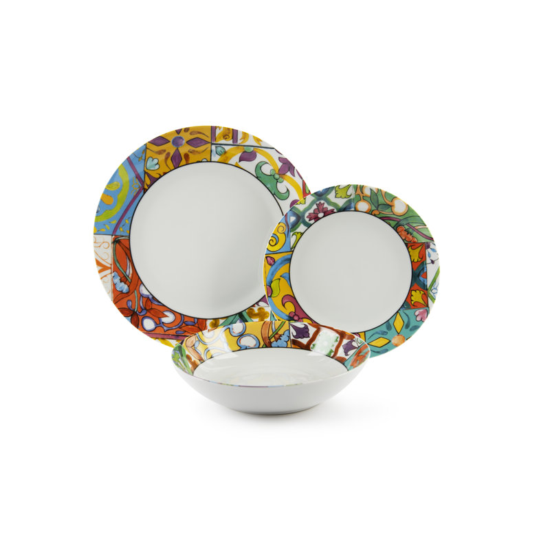 Belem Piece Ceramic Dinnerware Set - Service for 4
