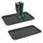 2-Pack All-Weather Boot Tray Set - Water-Resistant Plastic Utility Shoe Mat for Indoor/Outdoor Use-36590434