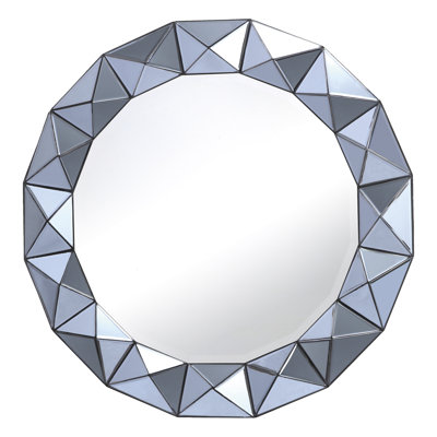 Krystal Glass Flat Wall Mirror