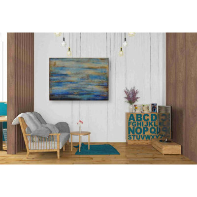 «Blue Bay Jazz» par Erin Ashley, art mural sur toile