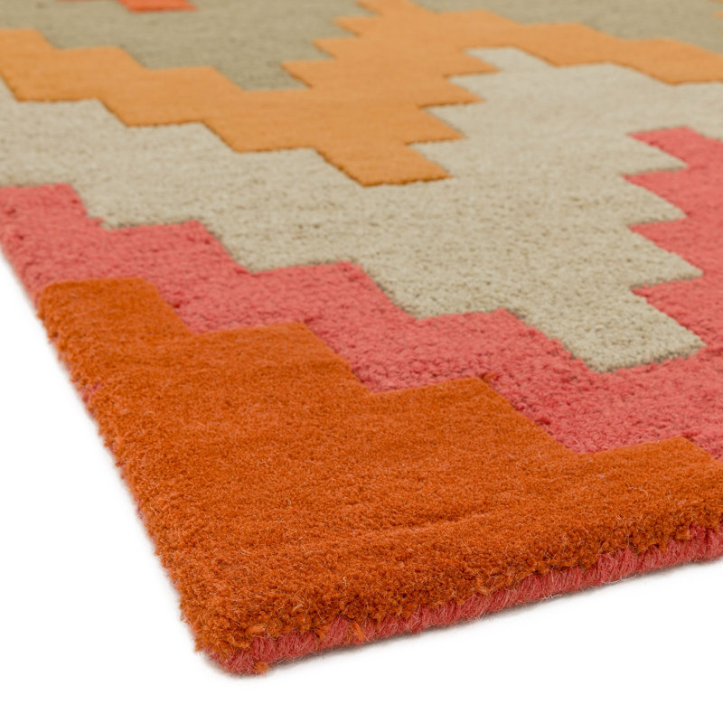 Hargrove Chevron Wool Hand Tufted Area Rug, Rectangle 200 x 300cm