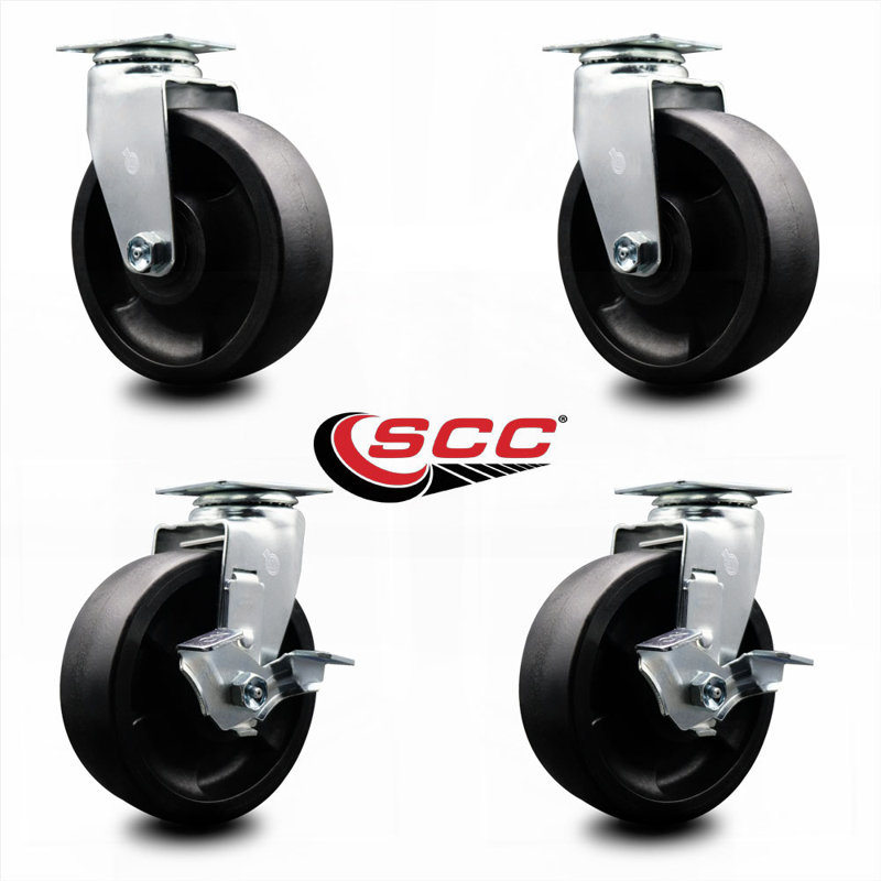 4-Piece Glass Filled Nylon Caster Set