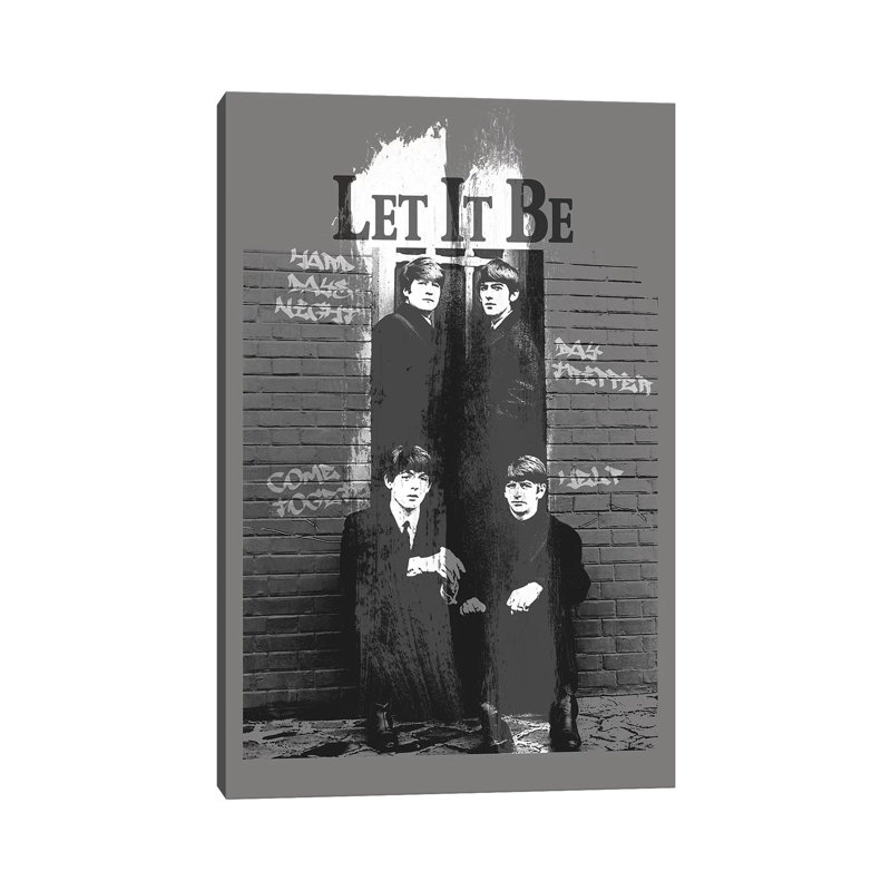 Let It Be by Radio Days - Wrapped Canvas Print, 101.6 cm H x 66.04 cm W x 3.175 cm D