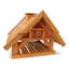 Wood Freestanding Decorative Bird Feeder