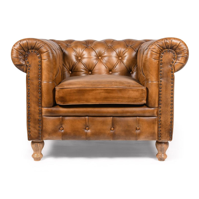 1 Seater Genuine Leather Sofa