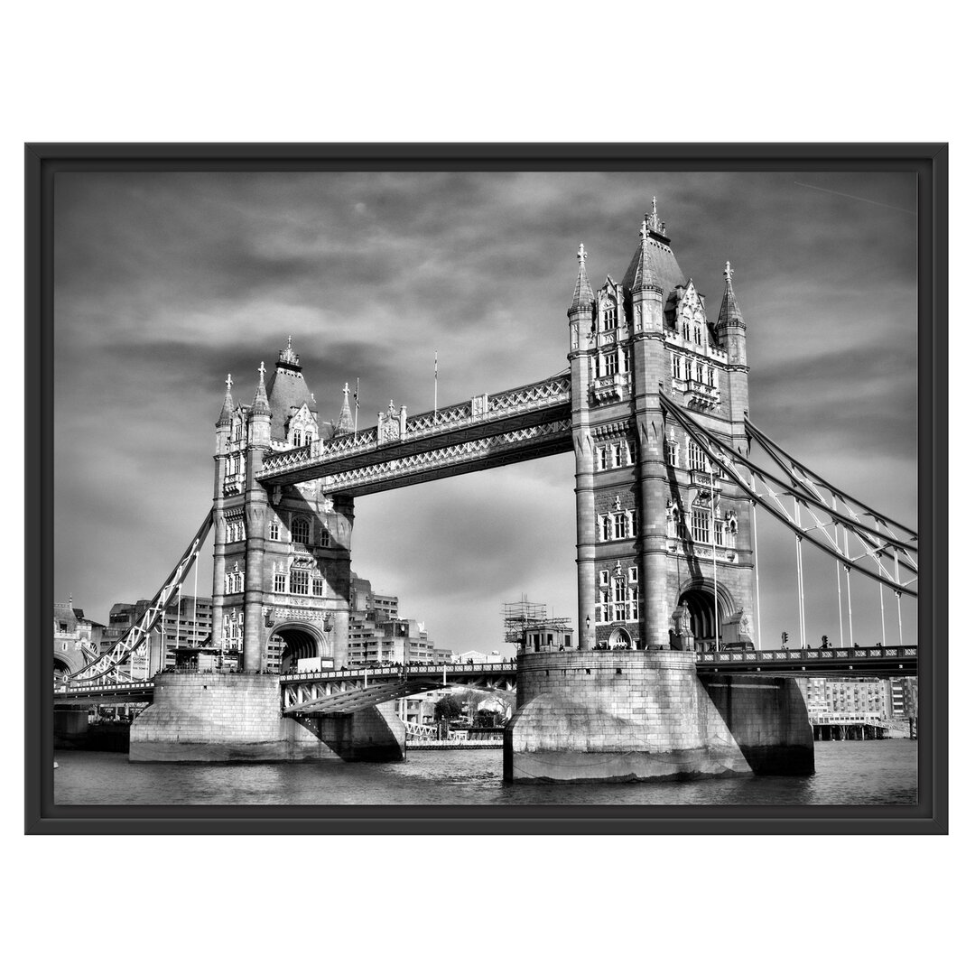 Gerahmtes Wandbild Tower Bridge