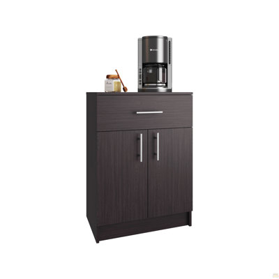 Pantry Organizer Cabinet 33" H, One Drawer, Two Interior Shelves