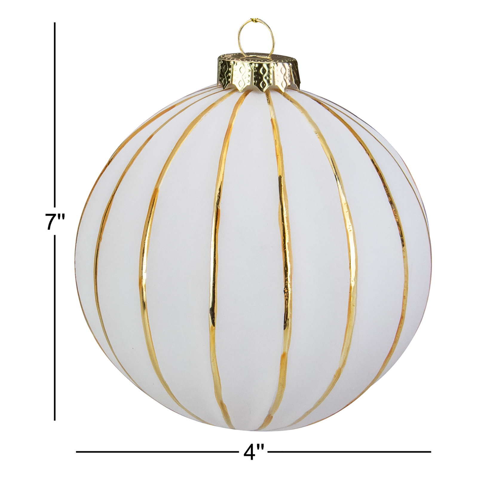 7" Glass Bauble