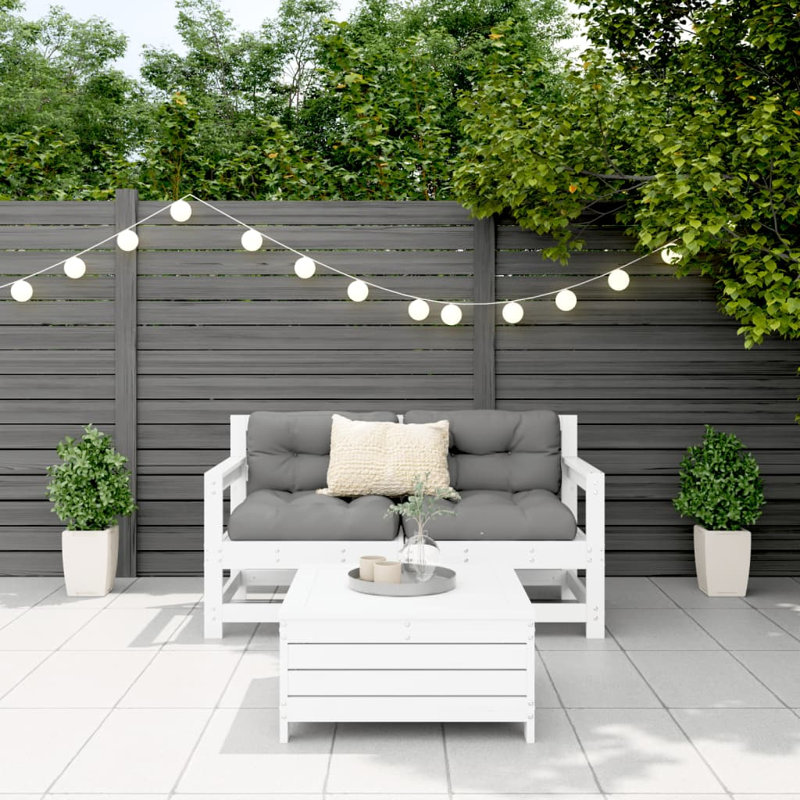 Beeliar 66cm Wide Rectangle Patio Sofa, White