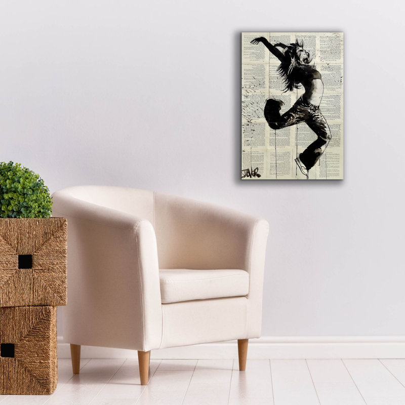 «Energy» par Loui Jover, art mural sur toile, H 26 po x l 18 po x P 0,75 po